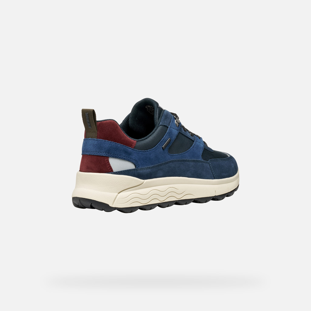 Waterproof trainers SPHERICA 4X4 ABX MAN Dark Avio/Avio - image number 4 | GEOX