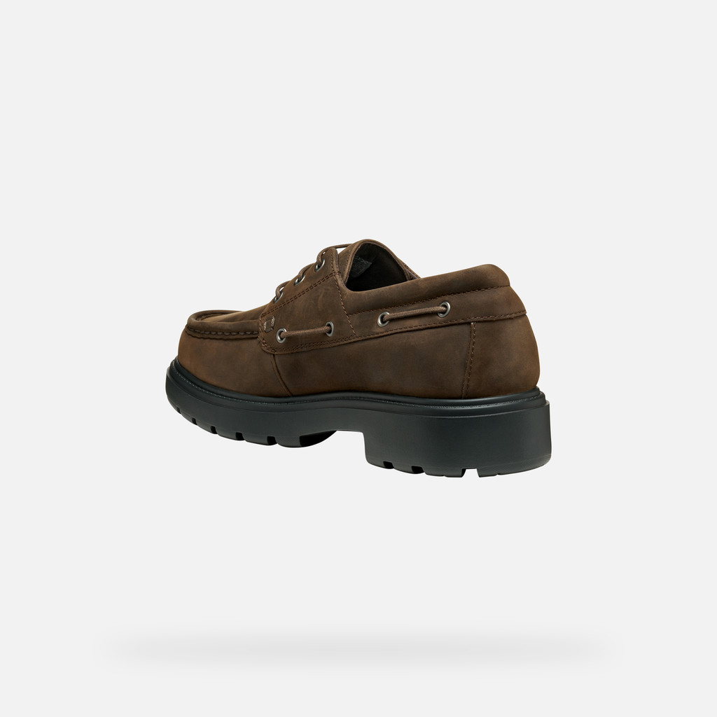 Suede loafers SPHERICA EC7 MAN Coffee - image number 3 | GEOX