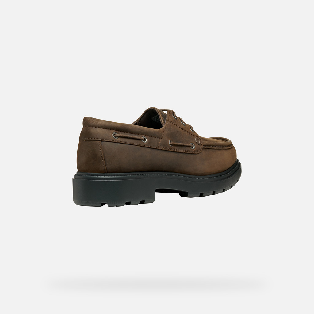 Suede loafers SPHERICA EC7 MAN Coffee - image number 4 | GEOX