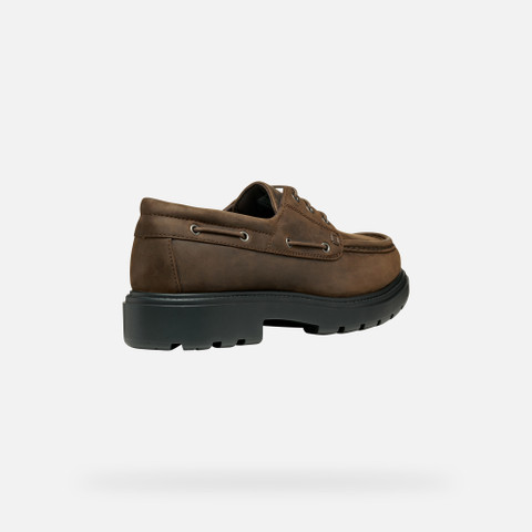 Suede loafers SPHERICA EC7 MAN Coffee - image number 4 | GEOX