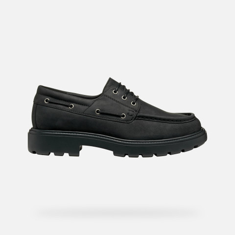 Suede loafers SPHERICA EC7 MAN Black - image number 1 | GEOX
