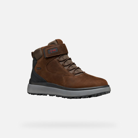 Waterproof boots GRANITO + GRIP ABX MAN Dark Brown - image number 2 | GEOX