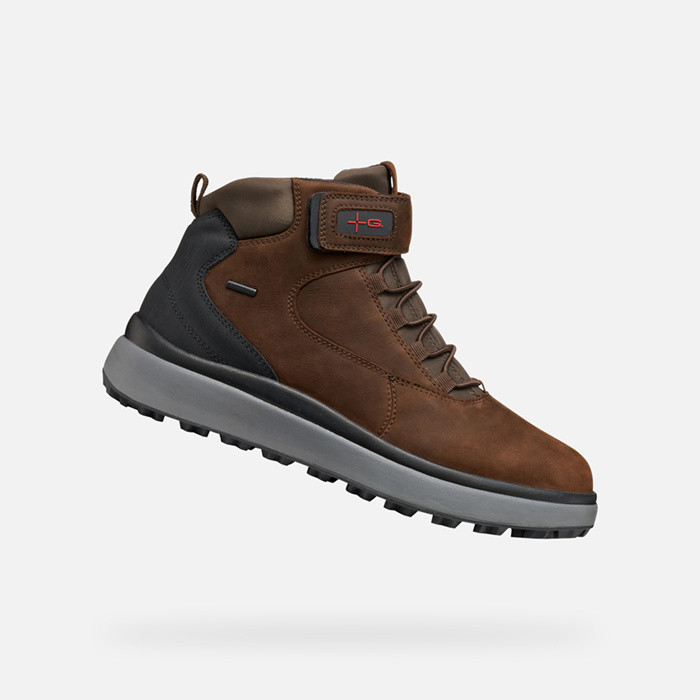 Botas impermeables GRANITO + GRIP ABX HOMBRE Marrón oscuro | GEOX