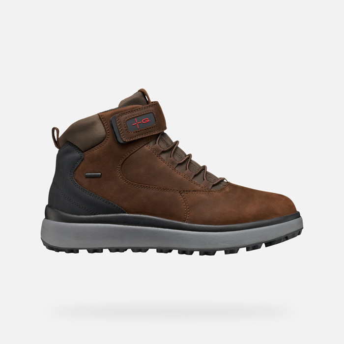 Waterproof boots GRANITO + GRIP ABX MAN Dark Brown | GEOX