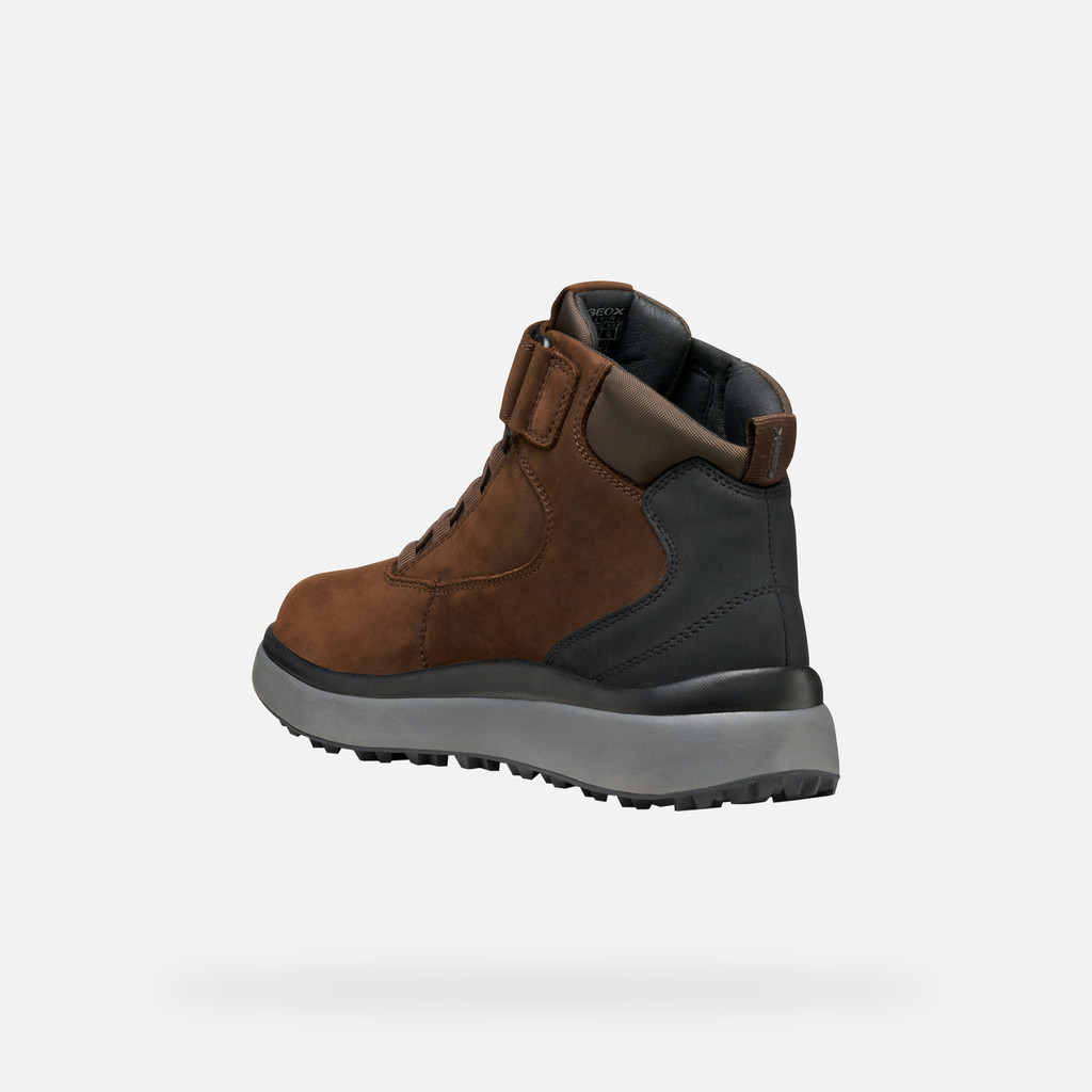 Waterproof boots GRANITO + GRIP ABX MAN Dark Brown - image number 3 | GEOX
