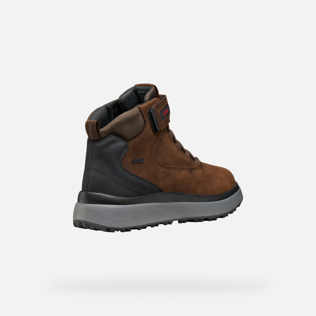 Waterproof boots GRANITO + GRIP ABX MAN Dark Brown - image number 4 | GEOX