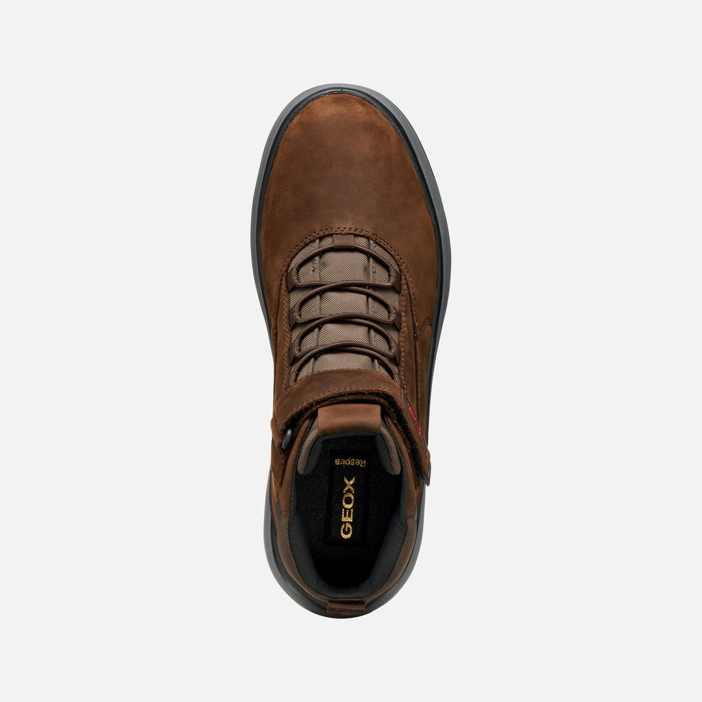 Waterproof boots GRANITO + GRIP ABX MAN Dark Brown - image number 5 | GEOX