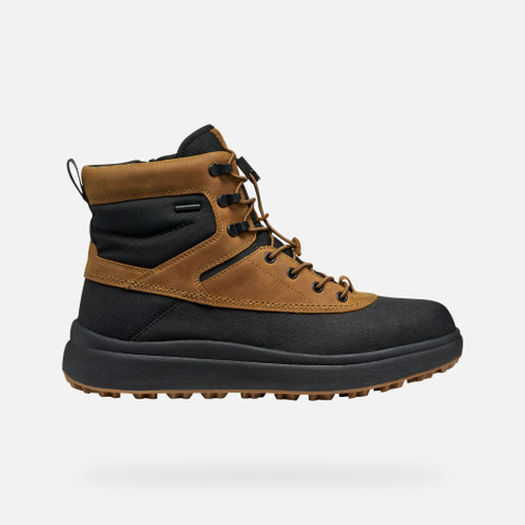 Waterproof boots GRANITO + GRIP ABX MAN Mustard/Black - image number 1 | GEOX