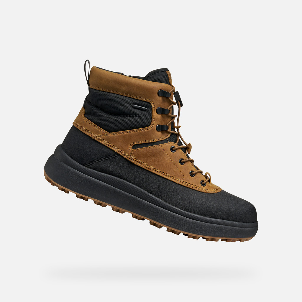 Waterproof boots GRANITO + GRIP ABX MAN Mustard/Black - image number 0 | GEOX