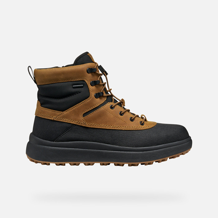 Waterproof boots GRANITO + GRIP ABX MAN Mustard/Black | GEOX