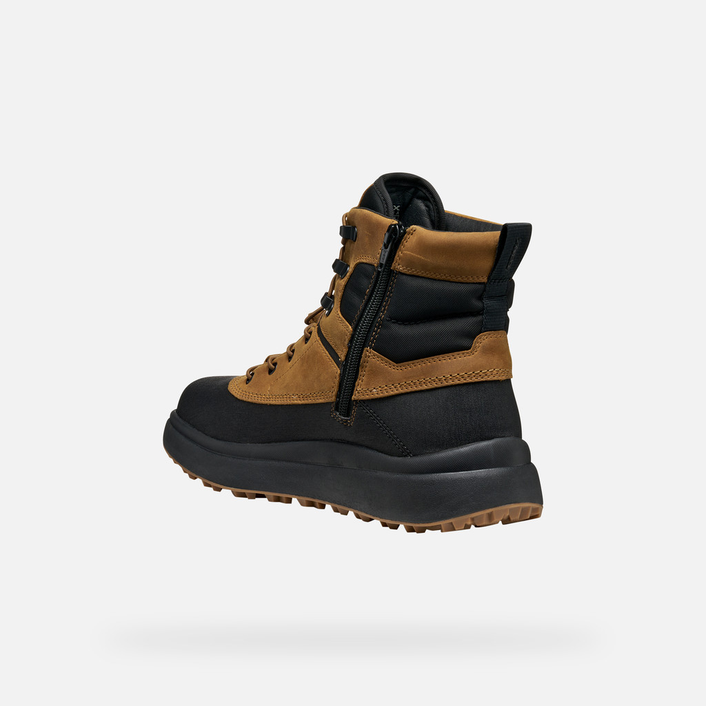 Waterproof boots GRANITO + GRIP ABX MAN Mustard/Black - image number 3 | GEOX
