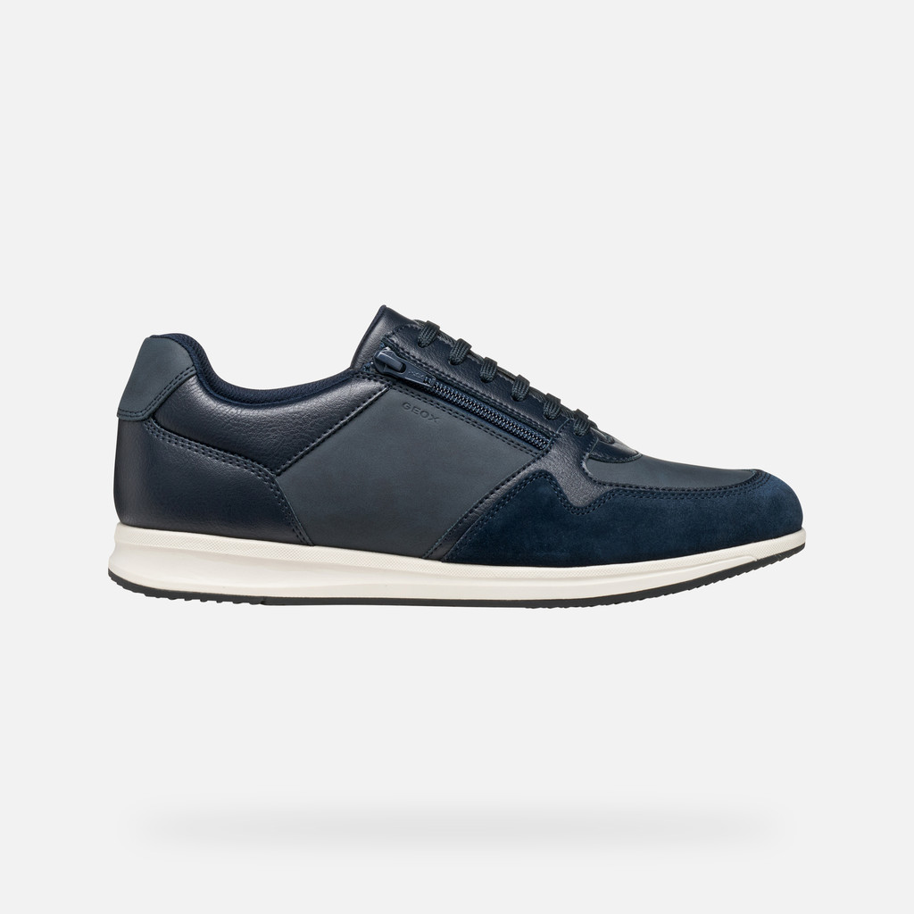 Low top sneakers AVERY MAN Navy - image number 1 | GEOX