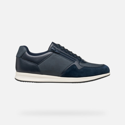 Low top sneakers AVERY MAN Navy - image number 1 | GEOX