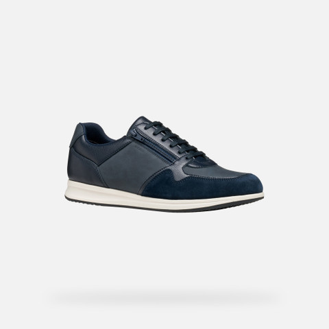Low top sneakers AVERY MAN Navy - image number 2 | GEOX