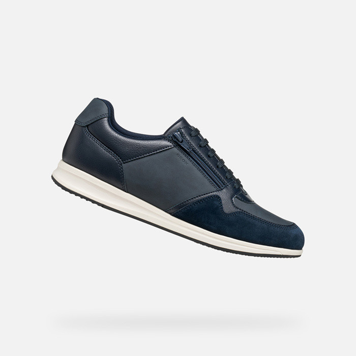 Low top sneakers AVERY MAN Navy | GEOX