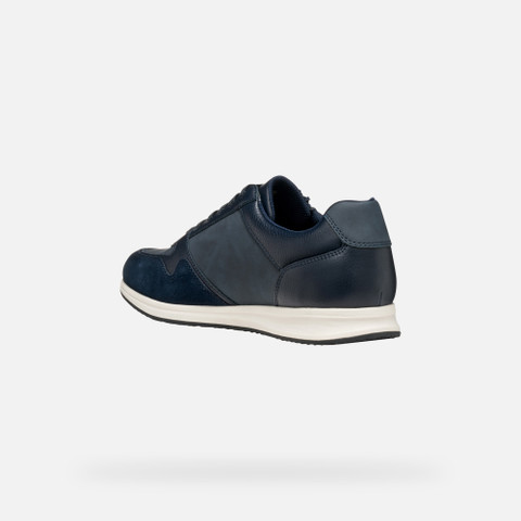 Low top sneakers AVERY MAN Navy - image number 3 | GEOX