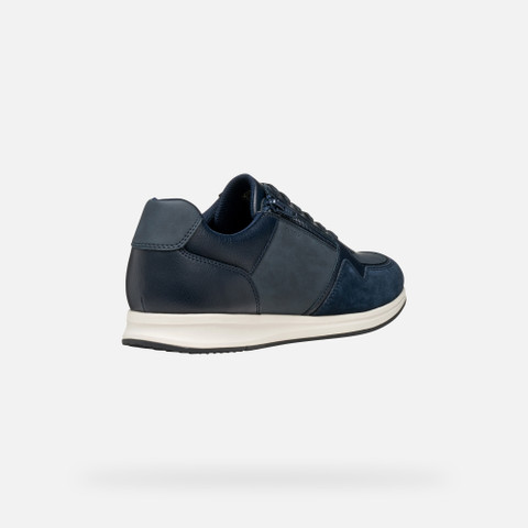 Low top sneakers AVERY MAN Navy - image number 4 | GEOX