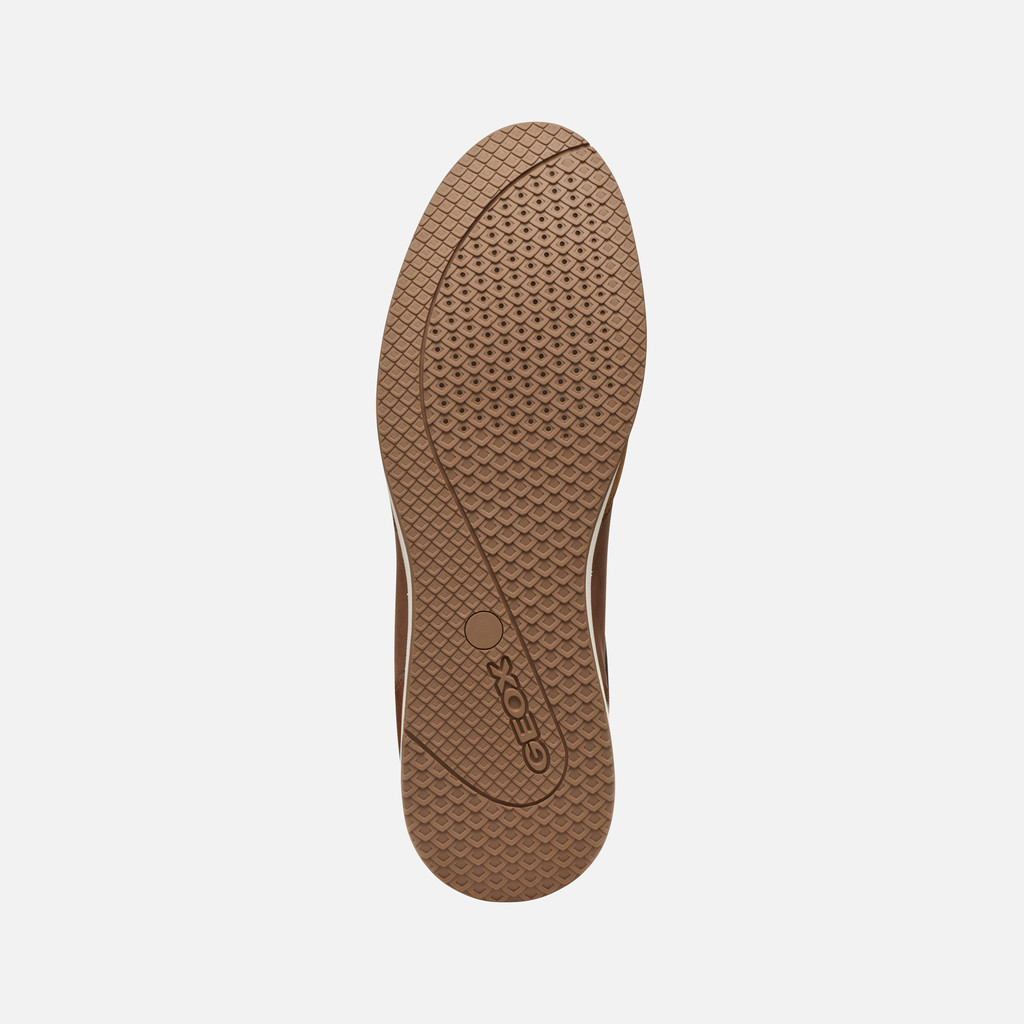 Low top sneakers AVERY MAN Brown cotto - image number 6 | GEOX