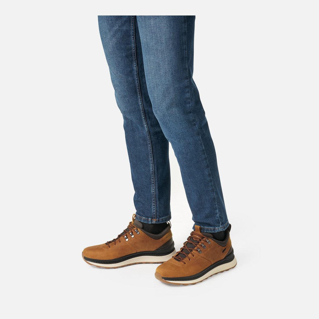 Waterproof trainers SPHERICA ACTIF X2 ABX MAN Mustard - image number 2 | GEOX