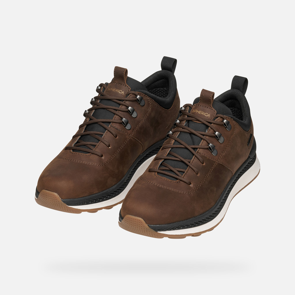 Waterproof trainers SPHERICA ACTIF X2 ABX MAN Dark Brown - image number 8 | GEOX
