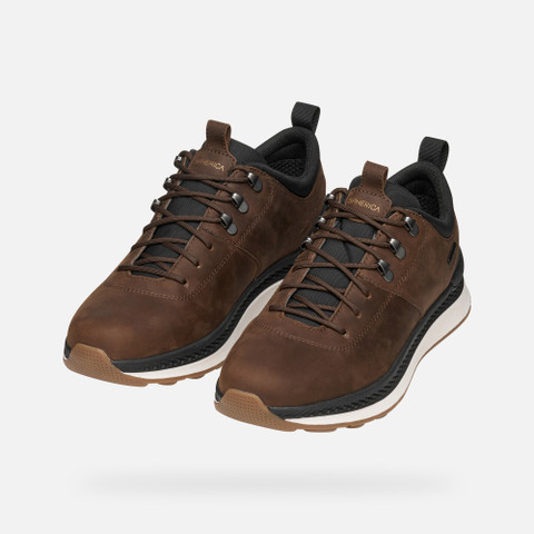Waterproof trainers SPHERICA ACTIF X2 ABX MAN Dark Brown - image number 8 | GEOX