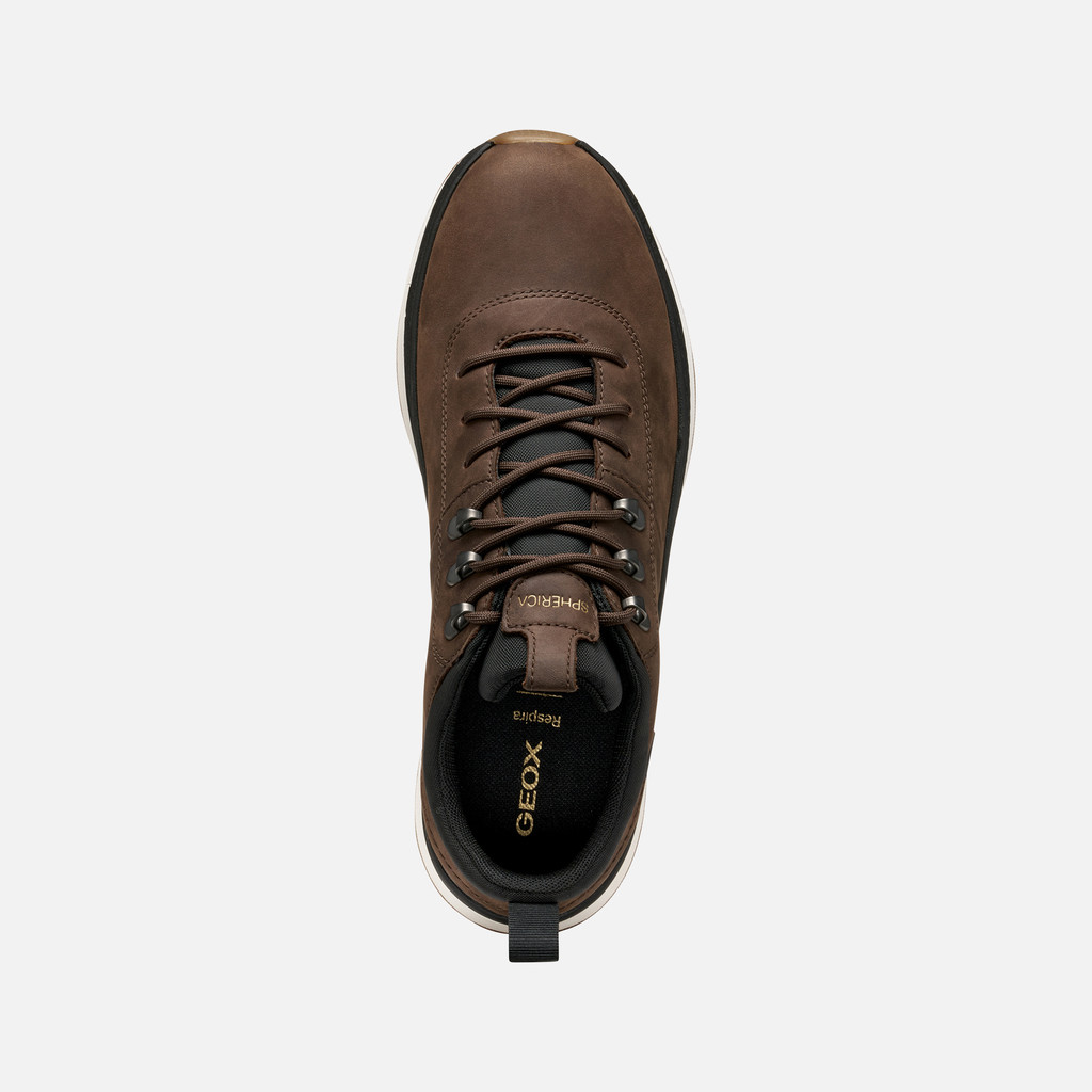 Waterproof trainers SPHERICA ACTIF X2 ABX MAN Dark Brown - image number 5 | GEOX