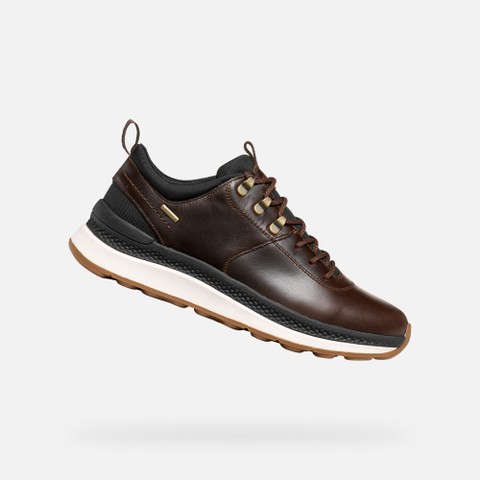 Sneakers imperm&eacute;ables SPHERICA ACTIF X2 ABX HOMME Marron fonc&eacute; | GEOX