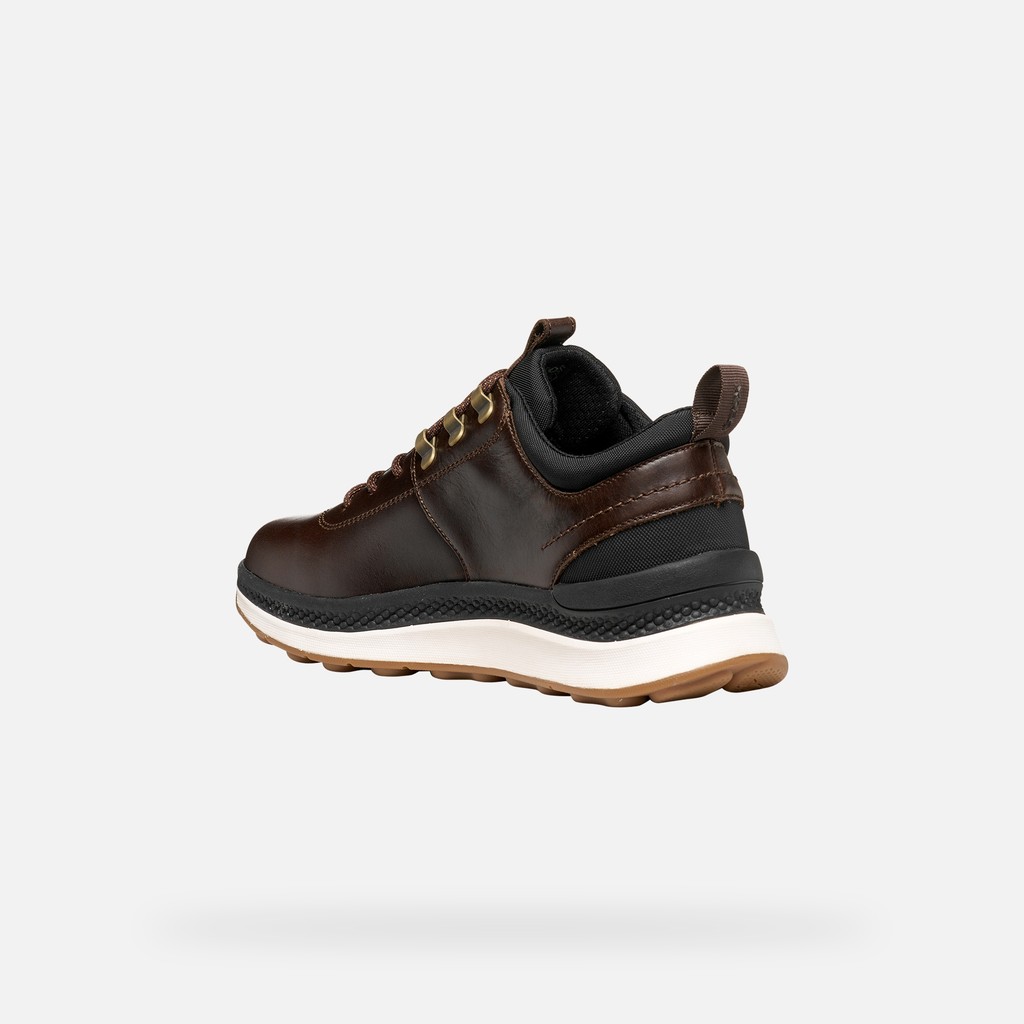 Sneakers imperm&eacute;ables SPHERICA ACTIF X2 ABX HOMME Marron fonc&eacute; - image number 4 | GEOX