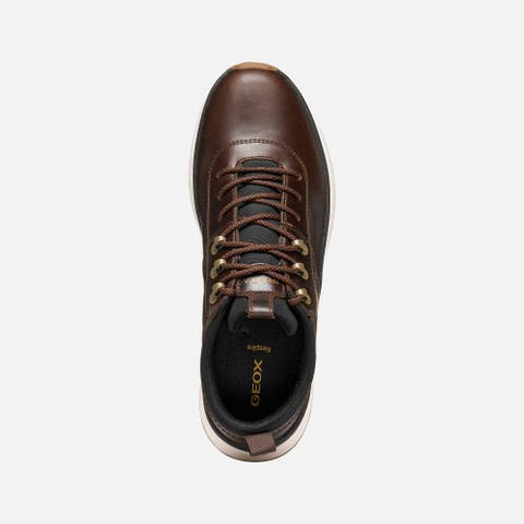 Sneakers imperm&eacute;ables SPHERICA ACTIF X2 ABX HOMME Marron fonc&eacute; - image number 6 | GEOX