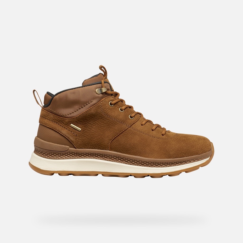 Waterproof ankle boots SPHERICA ACTIF X2 ABX MAN Nut - image number 2 | GEOX