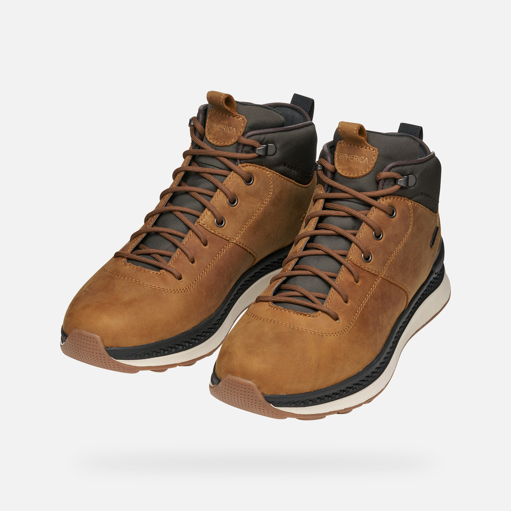 Waterproof boots SPHERICA ACTIF X2 ABX MAN Mustard - image number 8 | GEOX