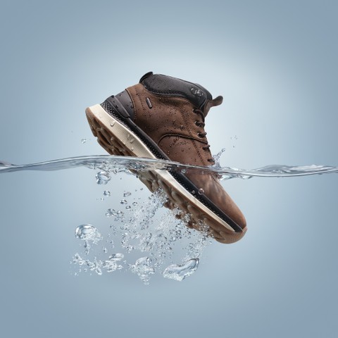 Chaussures imperm&eacute;ables SPHERICA ACTIF X2 ABX HOMME Brun fonc&eacute;/Noir - image number 1 | GEOX