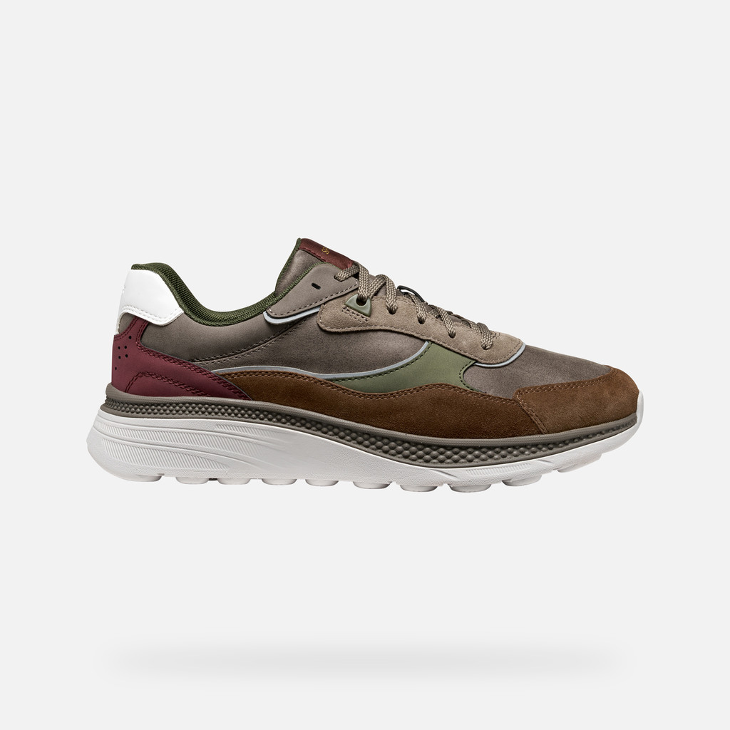 Low top sneakers SPHERICA ACTIF X1 MAN Dove Grey/Browncotto - image number 1 | GEOX