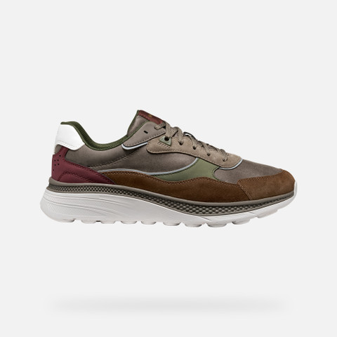 Low top sneakers SPHERICA ACTIF X1 MAN Dove Grey/Browncotto - image number 1 | GEOX