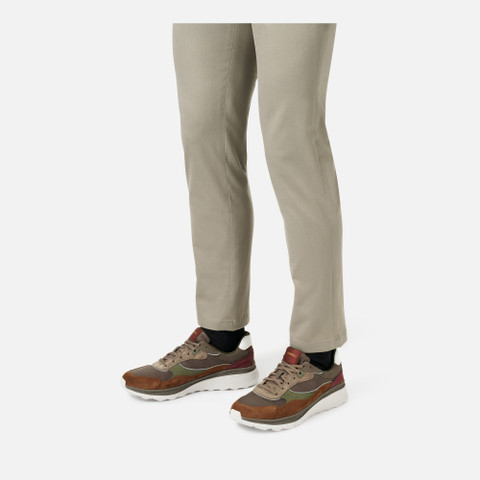 Low top sneakers SPHERICA ACTIF X1 MAN Dove Grey/Browncotto - image number 2 | GEOX