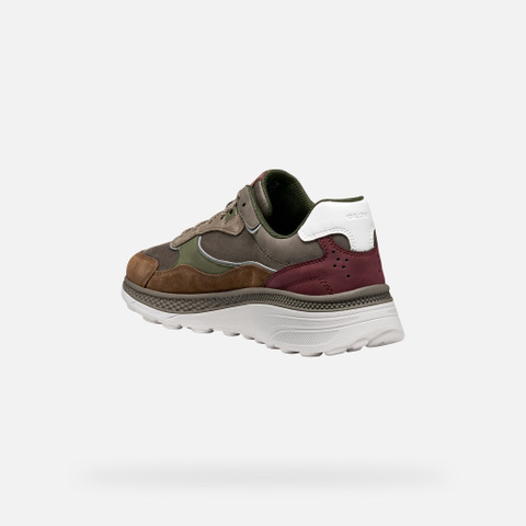 Low top sneakers SPHERICA ACTIF X1 MAN Dove Grey/Browncotto - image number 3 | GEOX