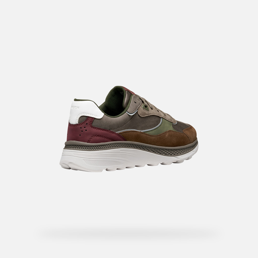 Low top sneakers SPHERICA ACTIF X1 MAN Dove Grey/Browncotto - image number 4 | GEOX