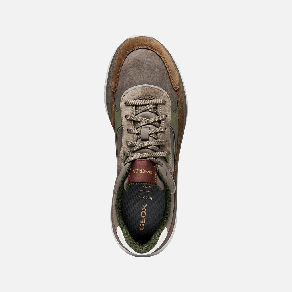 Low top sneakers SPHERICA ACTIF X1 MAN Dove Grey/Browncotto - image number 5 | GEOX