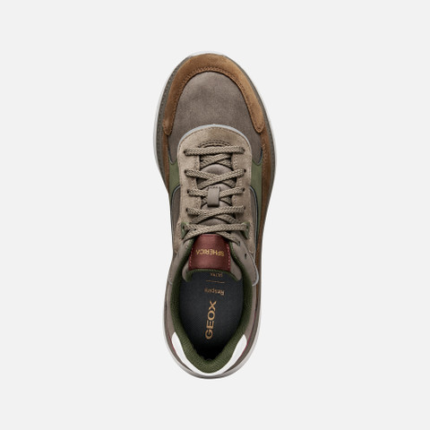 Low top sneakers SPHERICA ACTIF X1 MAN Dove Grey/Browncotto - image number 5 | GEOX