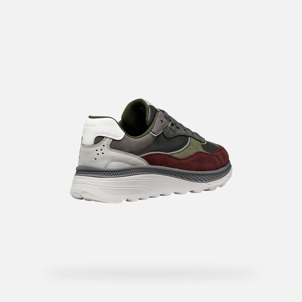 Low top sneakers SPHERICA ACTIF X1 MAN Graphite/Wine - image number 5 | GEOX