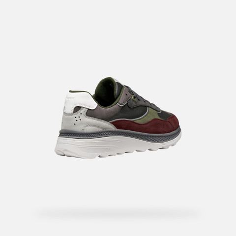 Low top sneakers SPHERICA ACTIF X1 MAN Graphite/Wine - image number 5 | GEOX