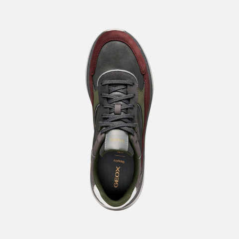 Low top sneakers SPHERICA ACTIF X1 MAN Graphite/Wine - image number 6 | GEOX