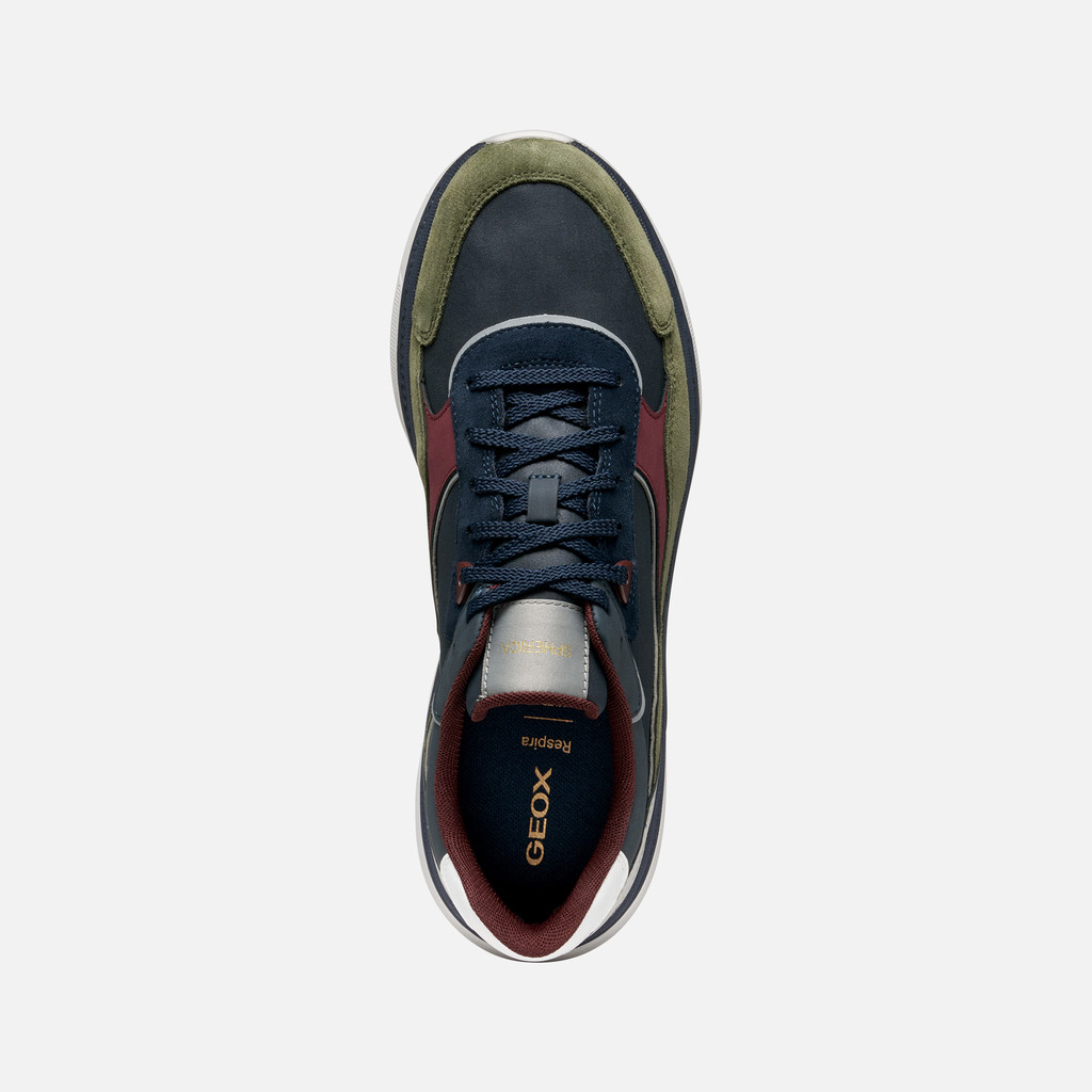 Low top sneakers SPHERICA ACTIF X1 MAN Navy/Musk - image number 5 | GEOX