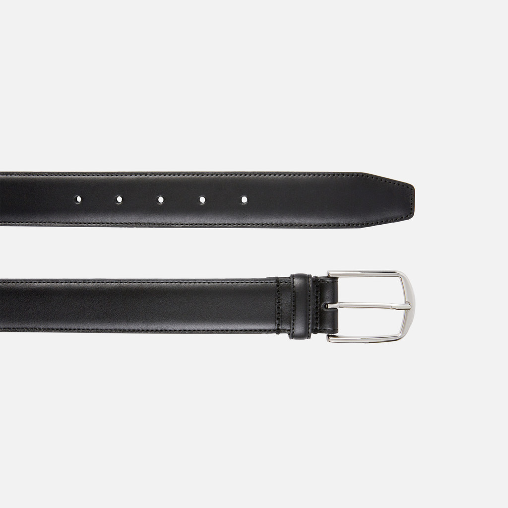 Leather belt BELT MAN Black - image number 1 | GEOX