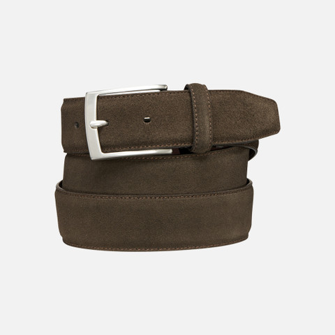 Leather belt BELT MAN Dark Coffee - image number 0 | GEOX