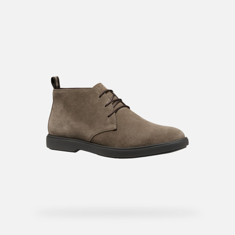 Suede ankle boots SPHERICA EC17 MAN Dove grey - image number 2 | GEOX