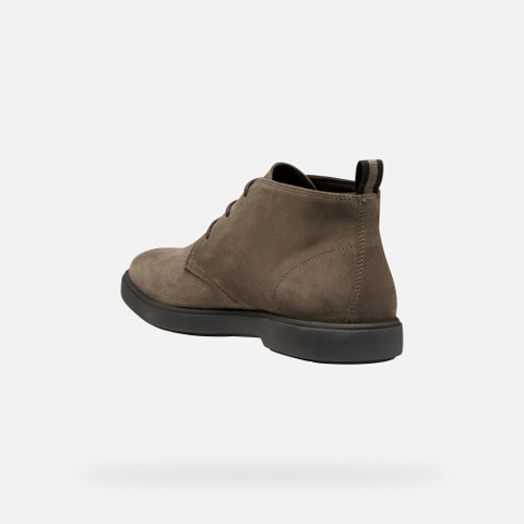 Suede ankle boots SPHERICA EC17 MAN Dove grey - image number 3 | GEOX