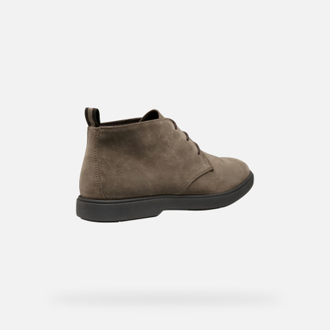 Suede ankle boots SPHERICA EC17 MAN Dove grey - image number 4 | GEOX