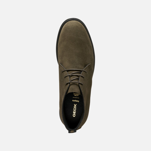 Suede ankle boots SPHERICA EC17 MAN Military - image number 5 | GEOX