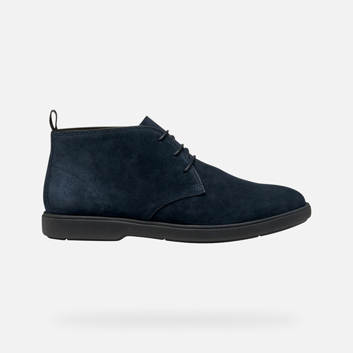 Suede ankle boots SPHERICA EC17 MAN Navy | GEOX